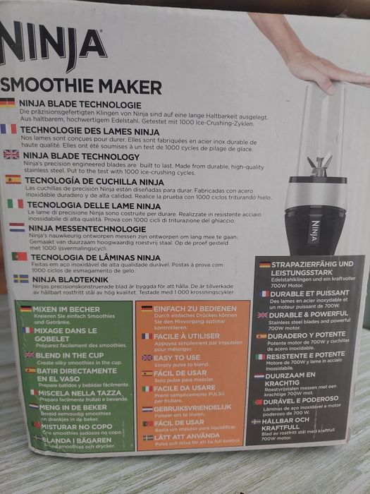 Liquidificador Individ Ninja Qb3001Eus