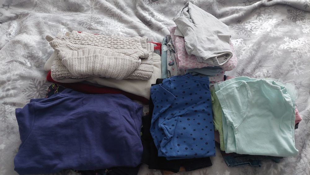 Zestaw,  paka dla dziewczynki, r. 110/116