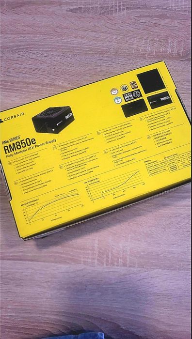 Corsair 850W 80+ Gold Modular – Fonte de Alimentação Gaming RM850e