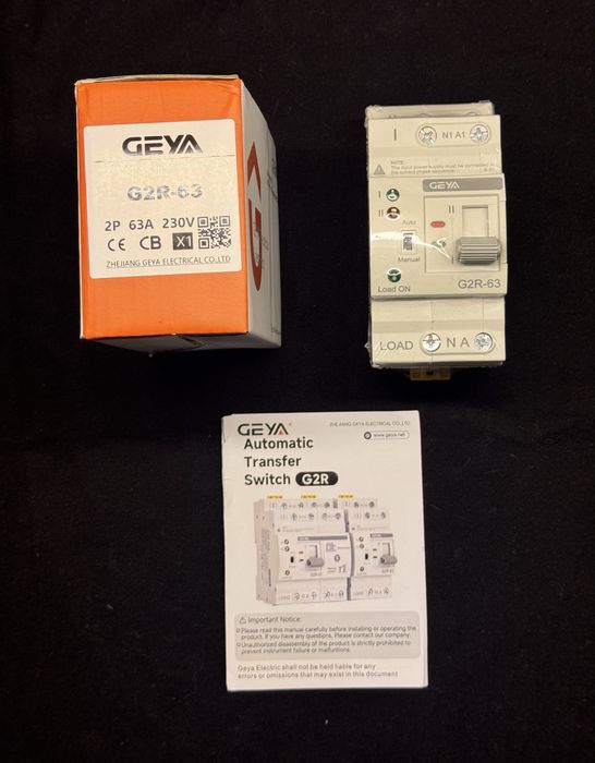 В наявності!!! АВР, автоматичний перемикач резерву GEYA EARU TOMZN