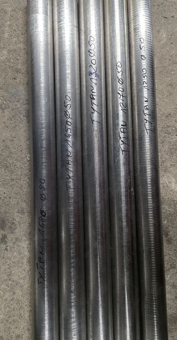 Pręty tytanowe fi 50 Grade 5 ( TI-6AI-4V)