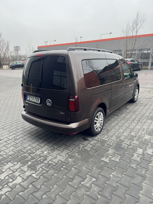 VW Caddy 150km automat DSG maxi 7 osób salon PL Long 2.0TDI