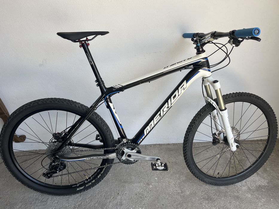 Bicicleta de carbono mérida o nine xt- aceito retoma