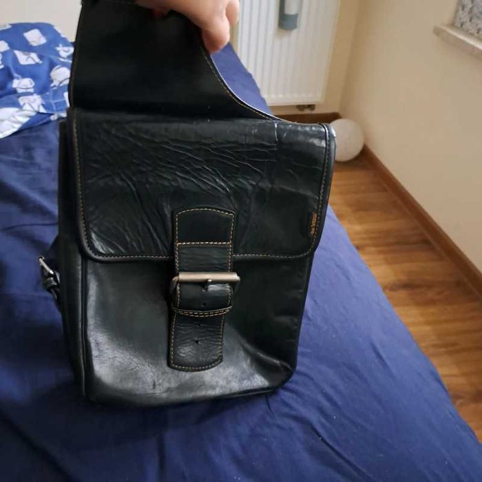 Skórzana Torba Słoń Torbalski oldschool