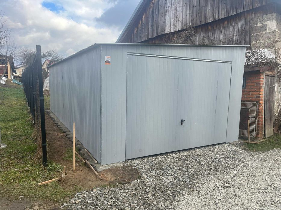 Garaż Blaszny 3x5 Na budowe