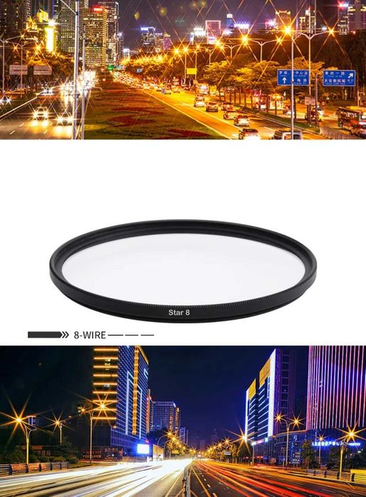 ZOMEI 67mm 8-Point Star Filter, Star 8 Filter64586001851778123