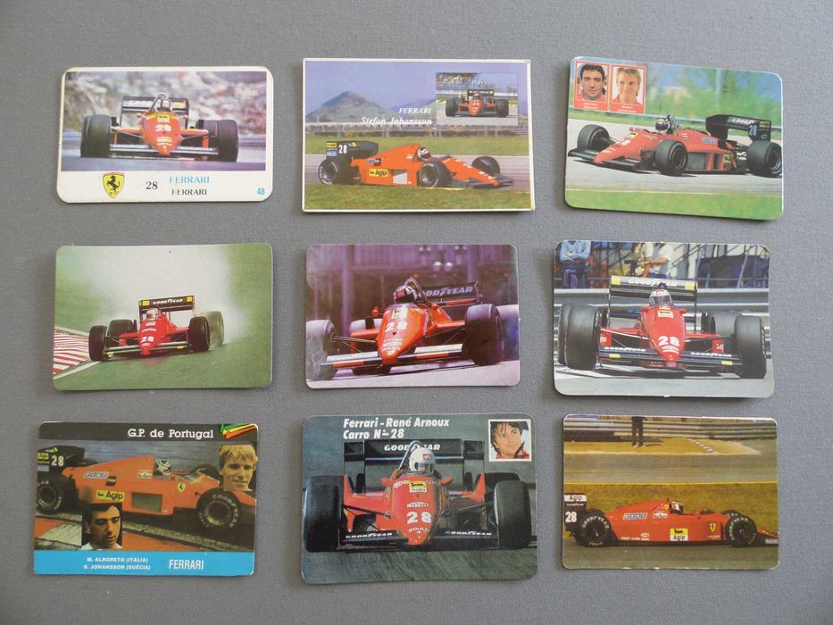 Lotes de Calendários de Bolso F1 e Rali