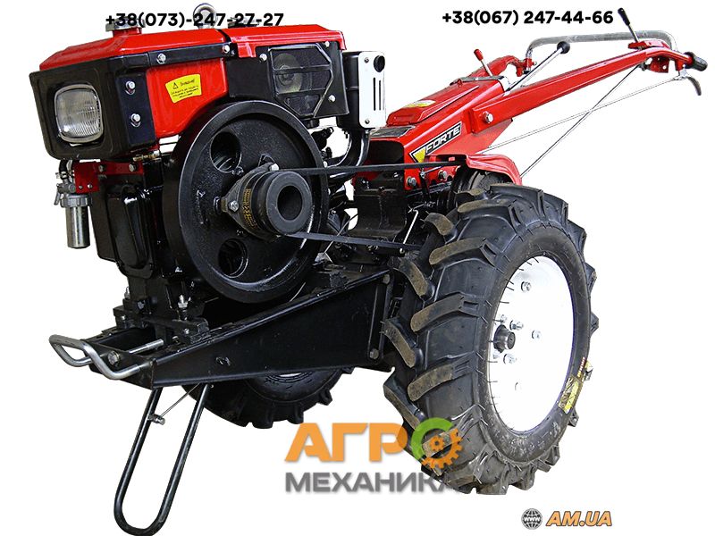Мотоблок Forte МД-81 LUX (8 к.с. дизель)! Фреза+LED фара!