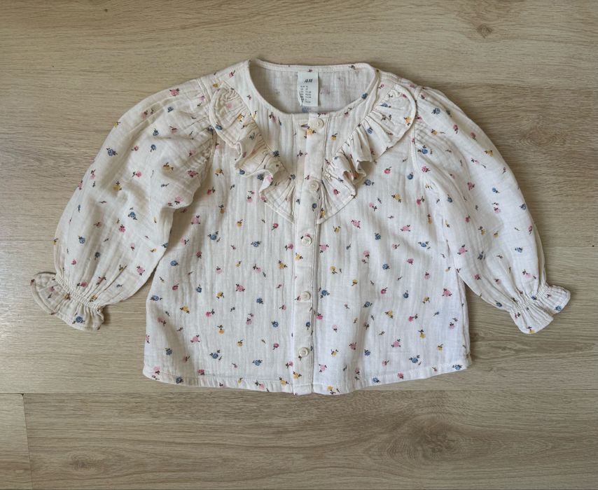 Блузка h&m, 92 см, 2 роки, бавовна