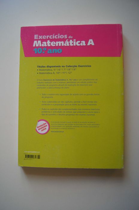 Livro de Exercicios Matemática - 10º ano