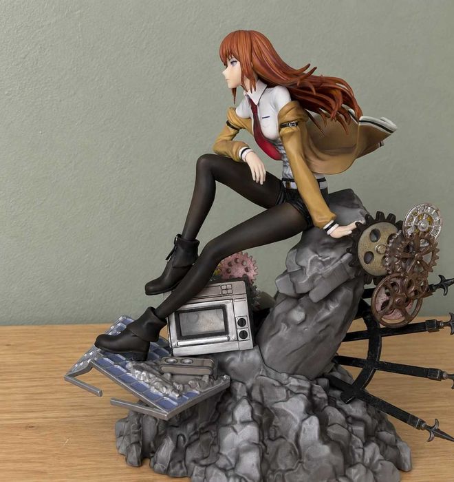 Аніме фігурка Steins Gate Курісу Макісе велика з базою
