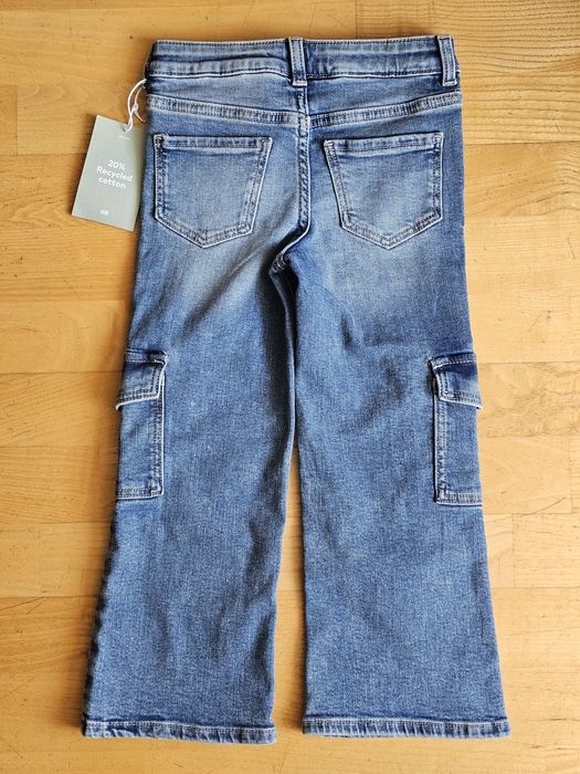Джинси H&M 104-110 карго 3-4-5 років bootcut