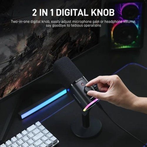 Динамічний мікрофон MAONO XLR/USB з кріпленням модель PD100XS