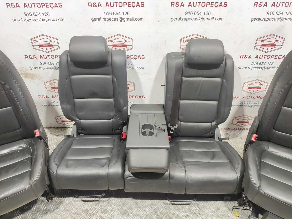 Conjunto Bancos Pele Elétricos VW Volkswagen Tiguan 5N MK1 2007 a 2016 Original
