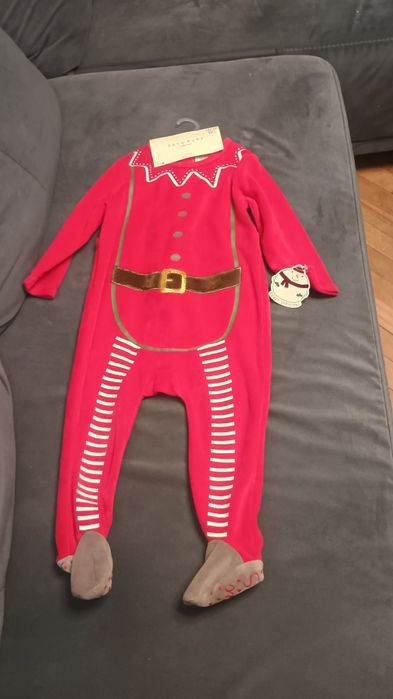 Świąteczny pajac pidżama nowy zara