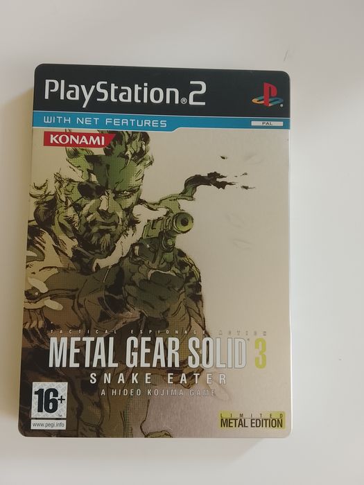 Metal Gear Solid 3 ps2 steelbook