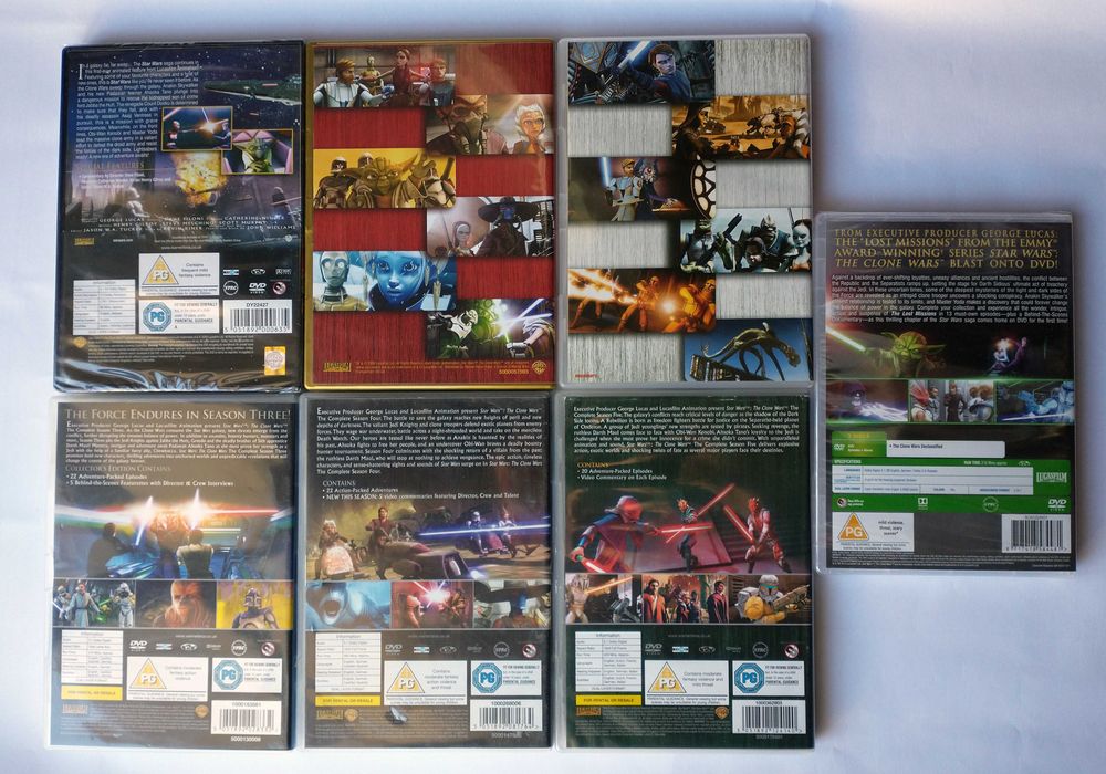 Star Wars: The Clone Wars DVD - Série Completa