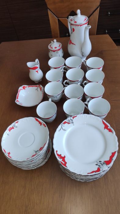 Zestaw kawowy Ćmielów - porcelana