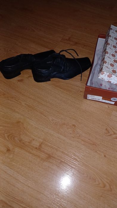 Czarne buty wizytowe Tutto per Tutto 40