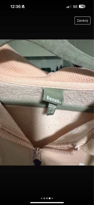 Bluza z kapturem Bench - 40/ L - jasnoróżowa