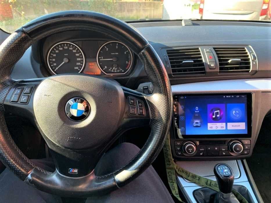 (NOVO) Rádio 2DIN 9" • BMW Serie 1 (E81 E82 E87 E88) • Android 4+64GB