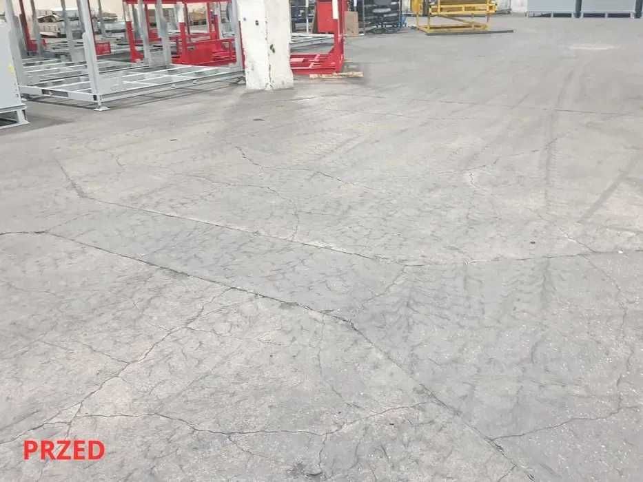 Renowacja, naprawa i szlifowanie - Stara posadzka przemysłowa jak nowa