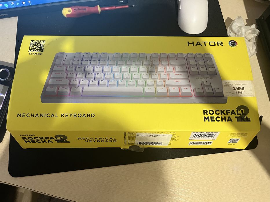 Клавіатура Hator Rockfall Mecha 2 TKL