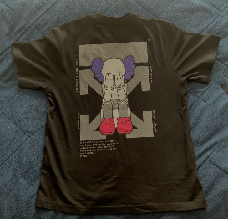 T-shirt Off White Black Size S