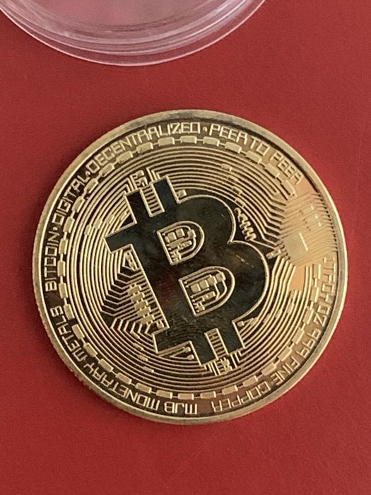 Монета BITCOIN біткоін  подарунок