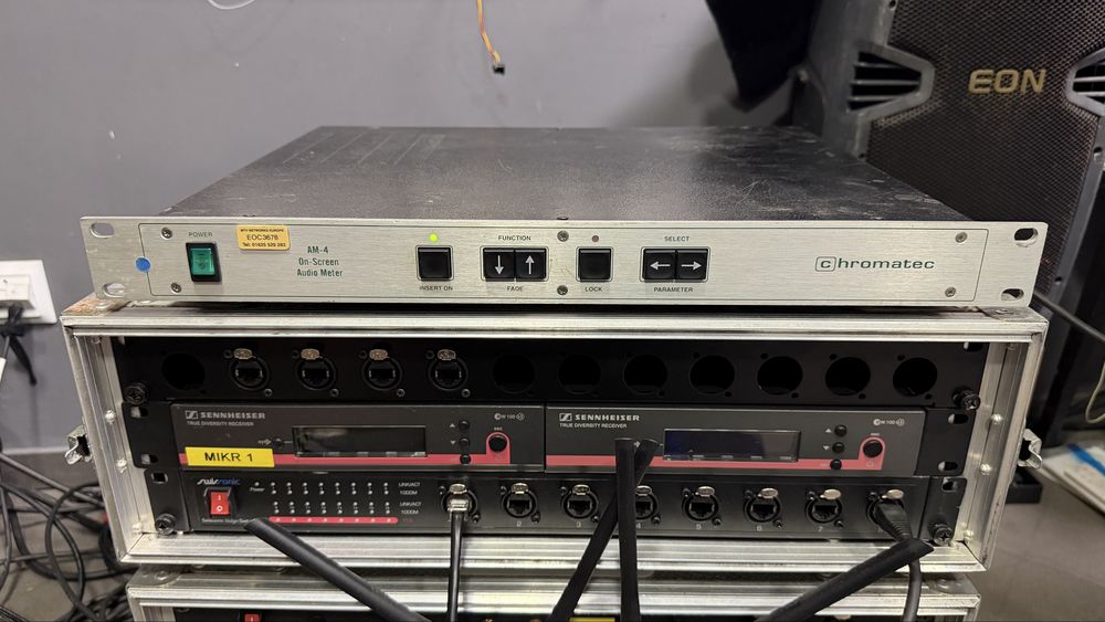 Miernik poziomu sygnalu VU broadcast CHROMATEC AM-4