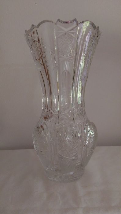 Jarra antiga em cristal Alemão 30 cm de altura imponente.