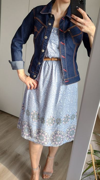 Sukienka wiskozowa r. S