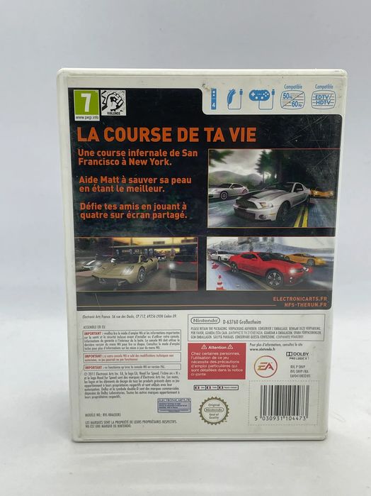 Need for Speed The Run Nintendo Wii Po Angielsku