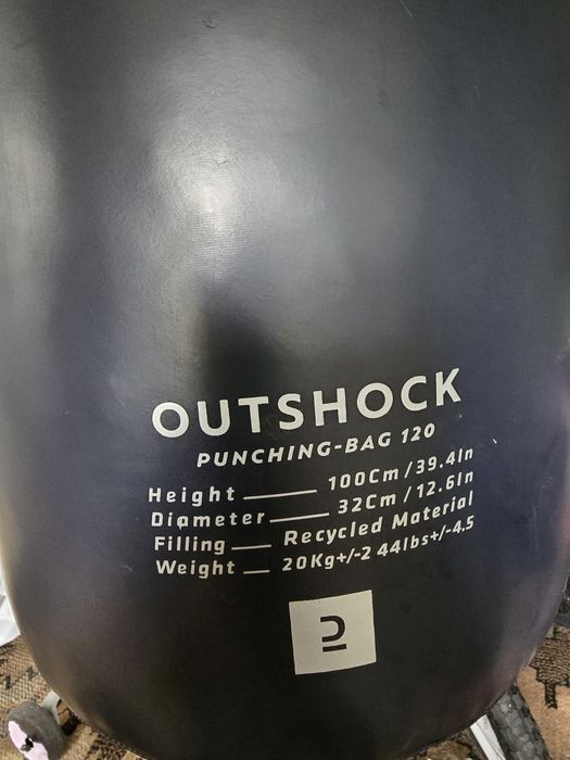 Worek OUTSHOCK 120 + rękawice