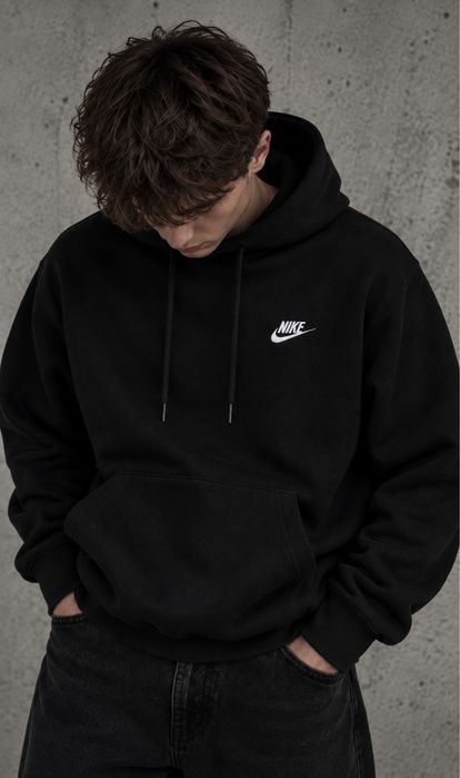 Худі Nike вишитий логотип у всіх розмірах