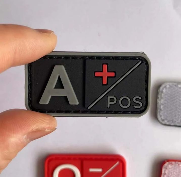 Patch Velcro Grupo Sanguíneo