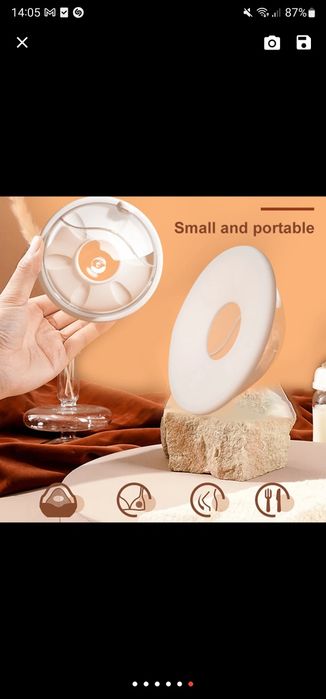 Coletor manual de leite materno