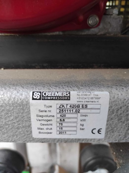 Kompresor  spalinowy creemers ideal 12bar