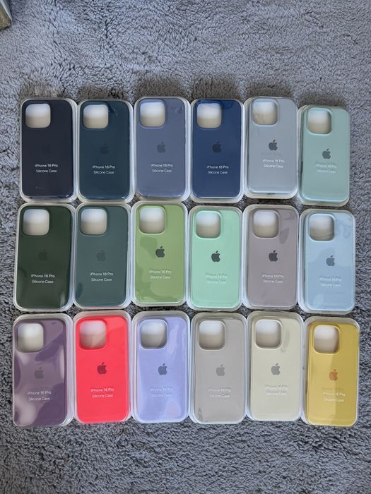 Capas Silicone iPhone 16 Pro