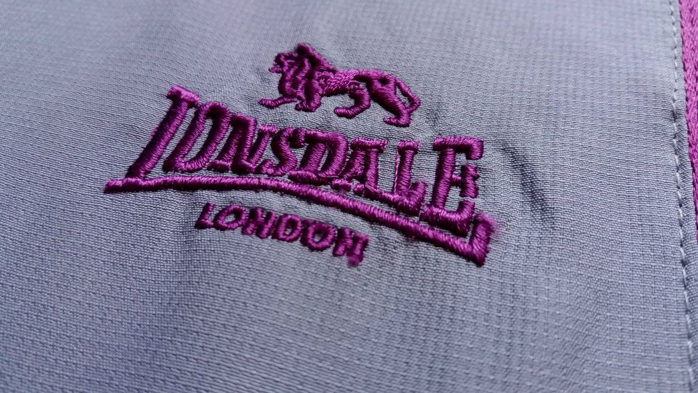 Lonsdale Spodnie Dresy Damskie Sportowe Treningowe Szare