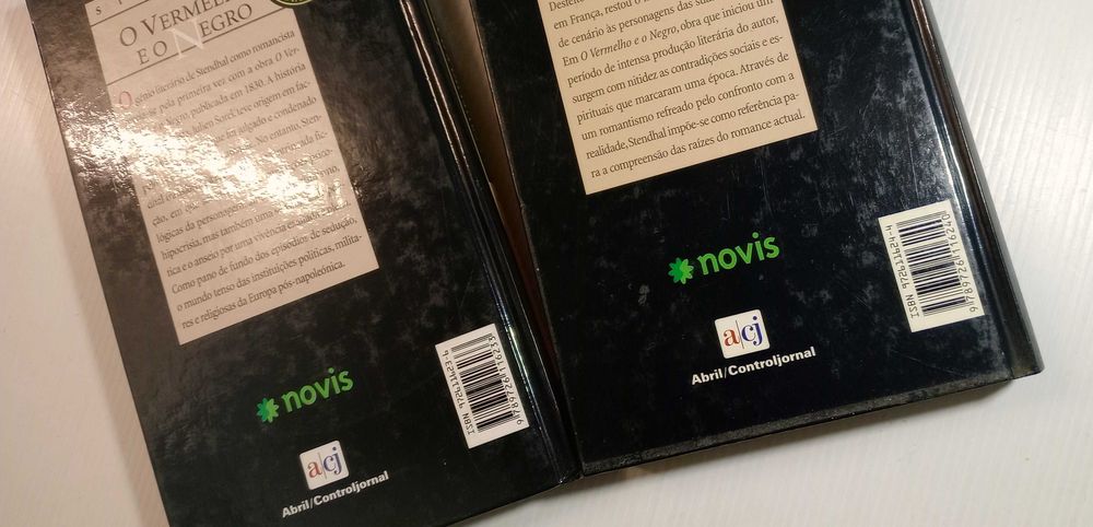 Lote 2x livros O vermelho e o negro Vol I e II - Stendhal