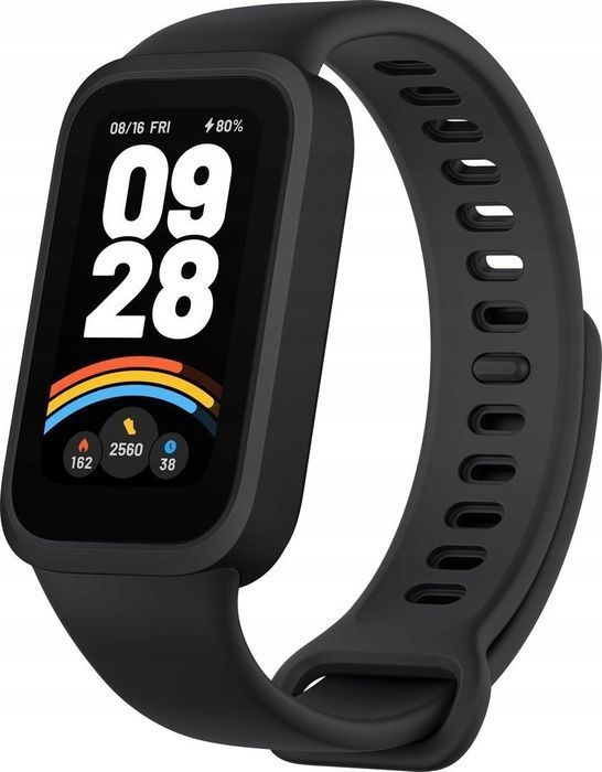 uszkodzony smartband xiaomi smart band 9 active czarny 1.47" tft 5 atm