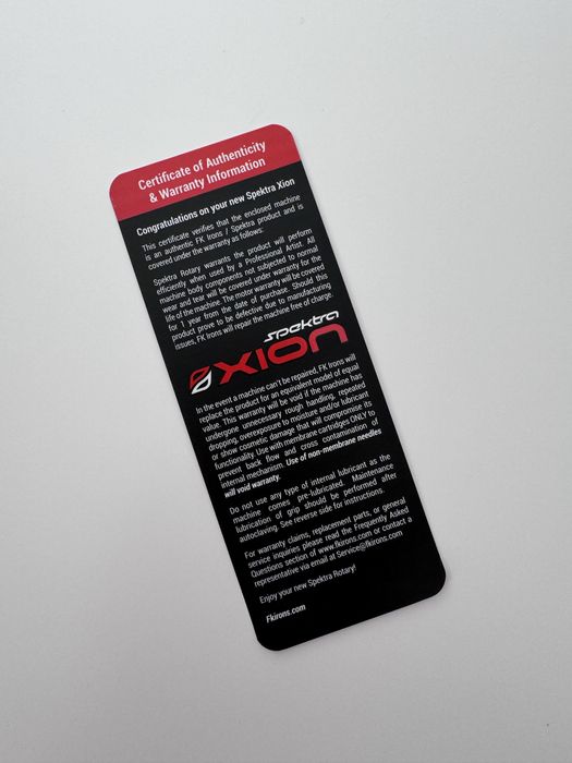 FK Irons Spektra Xion com bateria