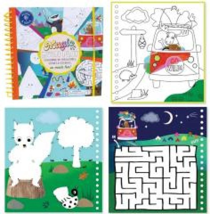 Kolorowanka Wodna z zadaniami Przygoda Floss & Rock