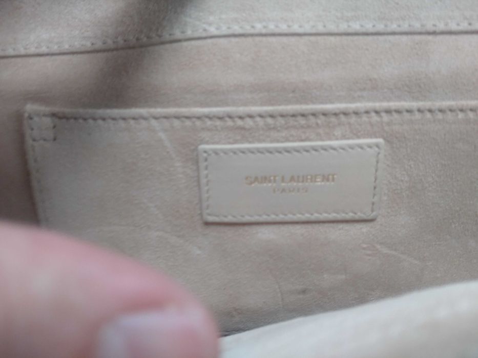 Saint Laurent beżowa torba damska
