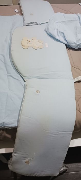 Conjunto de cama bebe e alcofa