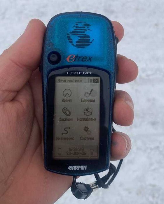 GPS навигатор Garmin eTrex Legend, РУССКИЙ ЯЗЫК, отличное состояние