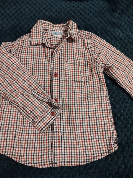 Koszula długi rękaw chłopięca rozmiar 92
