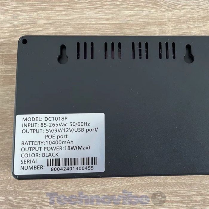 ДБЖ для wifi роутера mini UPS DC1018P 10400 mAh

Характеристики:
Вхідн