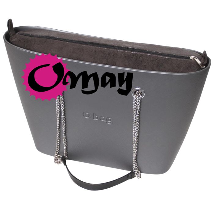 Czarny Organizer wkład do OBAG URBAN nakrapiany 2 kieszenie VIP OMAY
